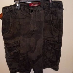 🔥Lee Dungarees Gray Camo Cargo Shorts